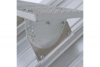 LA-1550 Trittstufenhalter in Aluminium von 0 - 40 ° Dachneigung einstellbar für Rundkopfprofil